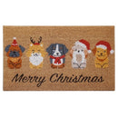 Coir Door Mat (Merry Christmas - Pets )