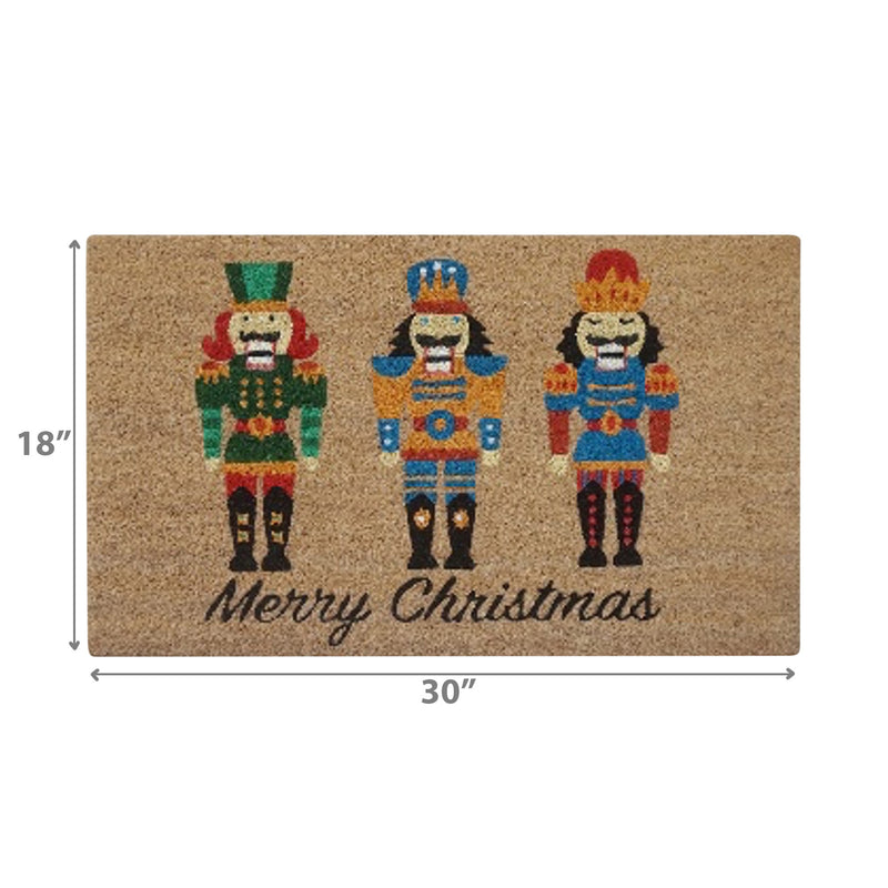 Coir Door Mat (Merry Christmas - Nutcracker)