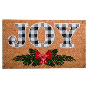 Coir Door Mat Bow Joy, Door Mat, Holiday Decor
