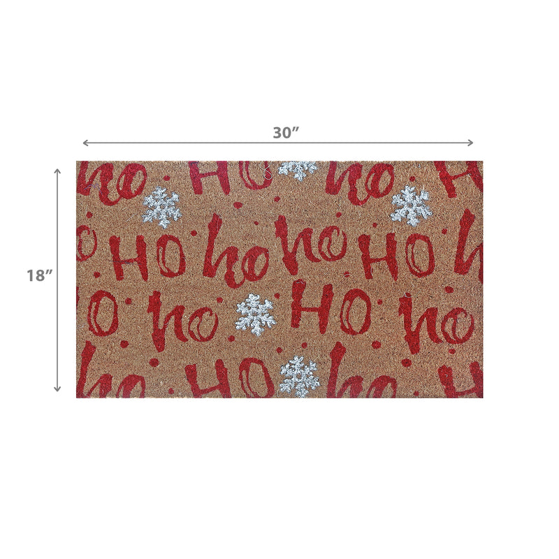 Coir Door Mat Ho Ho Ho