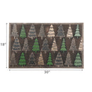 Rubber Mat (Christmas Trees)