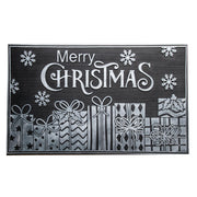 Rubber Mat Gifts Merry Christmas, Christmas, Door Mat, Holiday Decor