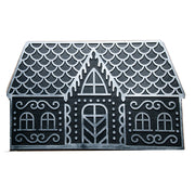 Rubber Mat Gingerbread House, Christmas, Door Mat, Holiday Decor
