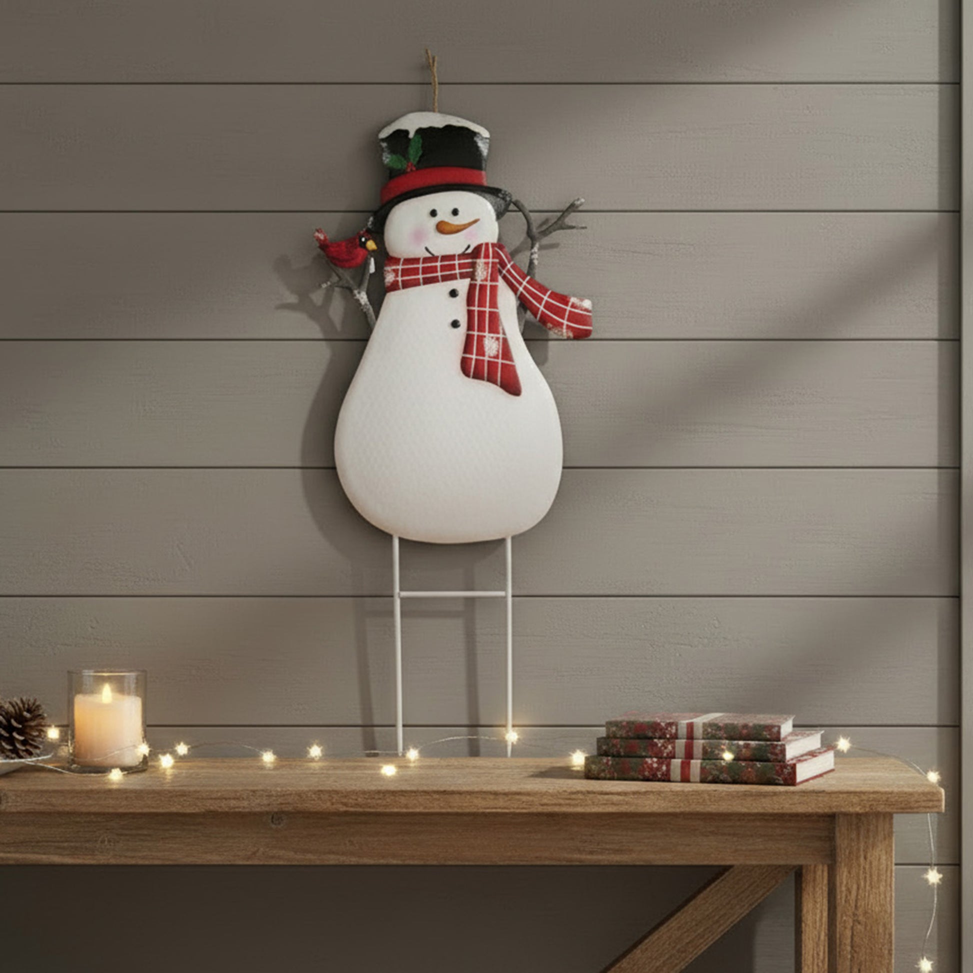 Metal Garden Stake Snowman, Christmas, Holiday Decor