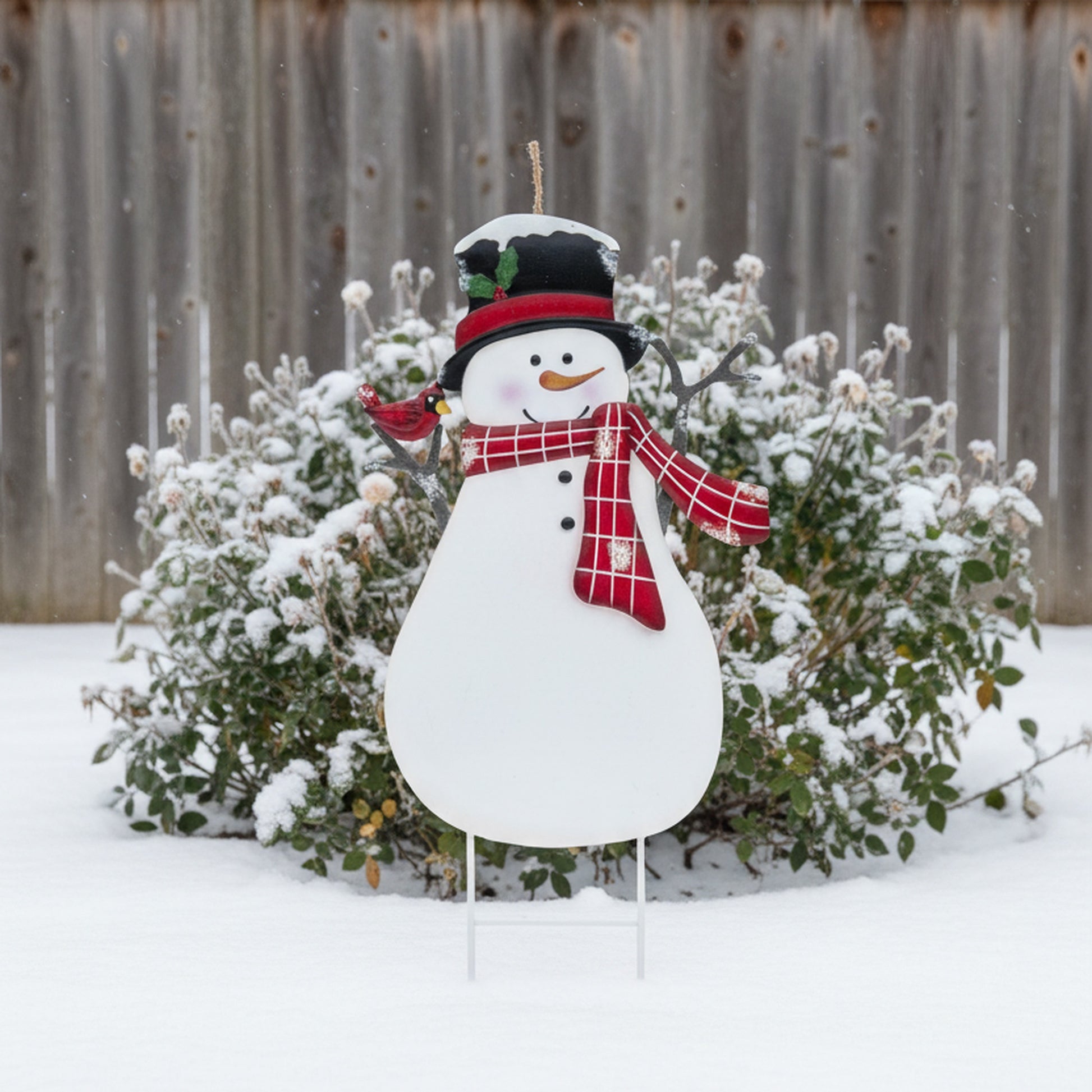 Metal Garden Stake Snowman, Christmas, Holiday Decor