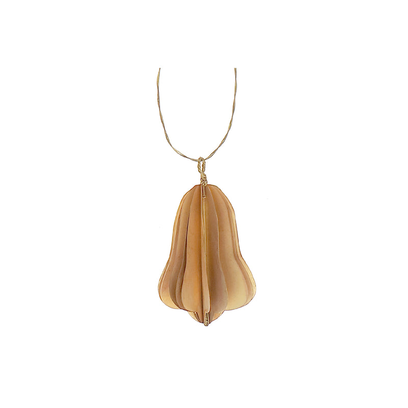 Metal Hanging Ornament (Pine Cone/Finial/Bell) (Asstd) - Set of 3