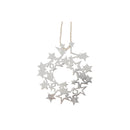 Metal Hanging Ornament (Fern Leaf/ Stars/ Sprig) (Asstd) - Set of 6