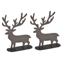 Metal Reindeer Décor (Small) - Set of 2