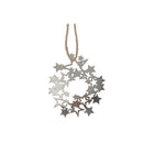 Metal Hanging Ornament (Stars / Snowflake) (Asstd) - Set of 12
