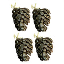 Metal Pine Cone Hanging Ornament (Small) - Set of 4