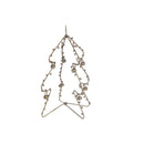 Folding Metal Christmas Tree Décor - Set of 2