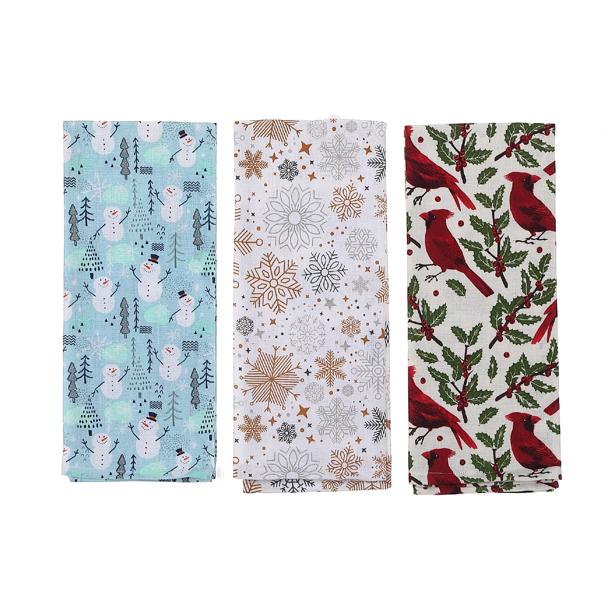 Christmas Holiday Pet Kitchen Towel - Set of 4
