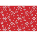 Cotton Placemat (Snowflakes) - Set of 12