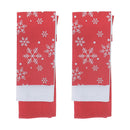 Dish Cloth (Set Of 3 Pcs) (Snowflakes) - Set of 2