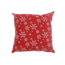 Cotton Cushion (18" X 18") (Snowflakes) - Set of 2