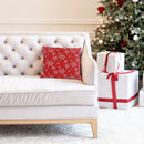 Cotton Cushion (18" X 18") (Snowflakes) - Set of 2