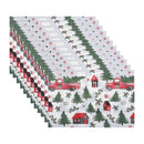Cotton Fused Placemat (Country Truck) - Set of 12