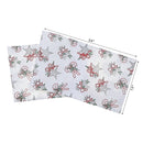 Cotton Fused Runner 54" Star and Candy Cane - Set of 2