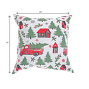 Cotton Fused Cushion (Country Truck) - Set of 2