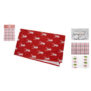 16" X 54" Cotton Table Runner Christmas Assorted, Christmas, Table Runner, Holiday Decor- Set of 2