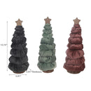 Fabric Christmas Tree Decor - Set of 3