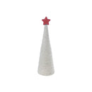 Natural Cone Tree With Star Large - Set of 2