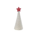 Natural Cone Tree With Star Small - Set of 2