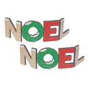 Wooden Noel Stand (Asstd) - Set of 2