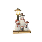 LED Wooden Snowman Family Decor, Christmas, Holiday Decor