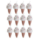 Ice Cream Ornament - Set of 12