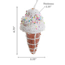 Ice Cream Ornament - Set of 12