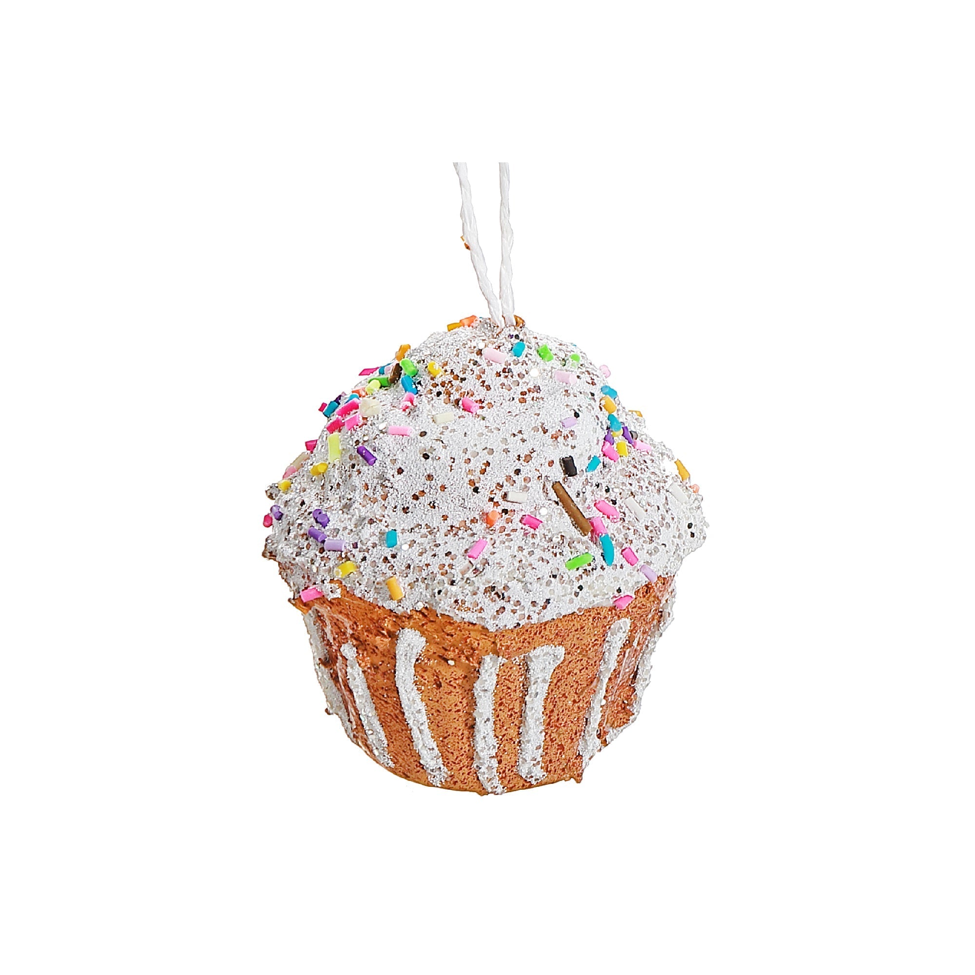 Cupcake Christmas Ornament Set of 12 – Holiday Tree Decoration