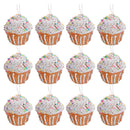 Cupcake Ornament - Set of 12