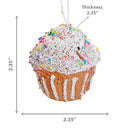 Cupcake Ornament - Set of 12