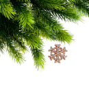 Gingerbread Snowflake Ornament - Set of 12