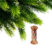 Gingerbread Candy Christmas Ornaments, Holiday Tree Decorations, Festive Hanging Ornaments, Set of 12