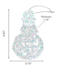 Whimsical Snowman Ornament - Set of 12