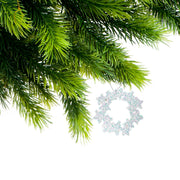Whimsical Wreath Christmas Ornaments, Holiday Tree Decorations, Festive Greenery Ornaments, Set of 12