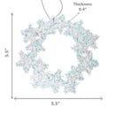 Whimsical Wreath Ornament - Set of 12