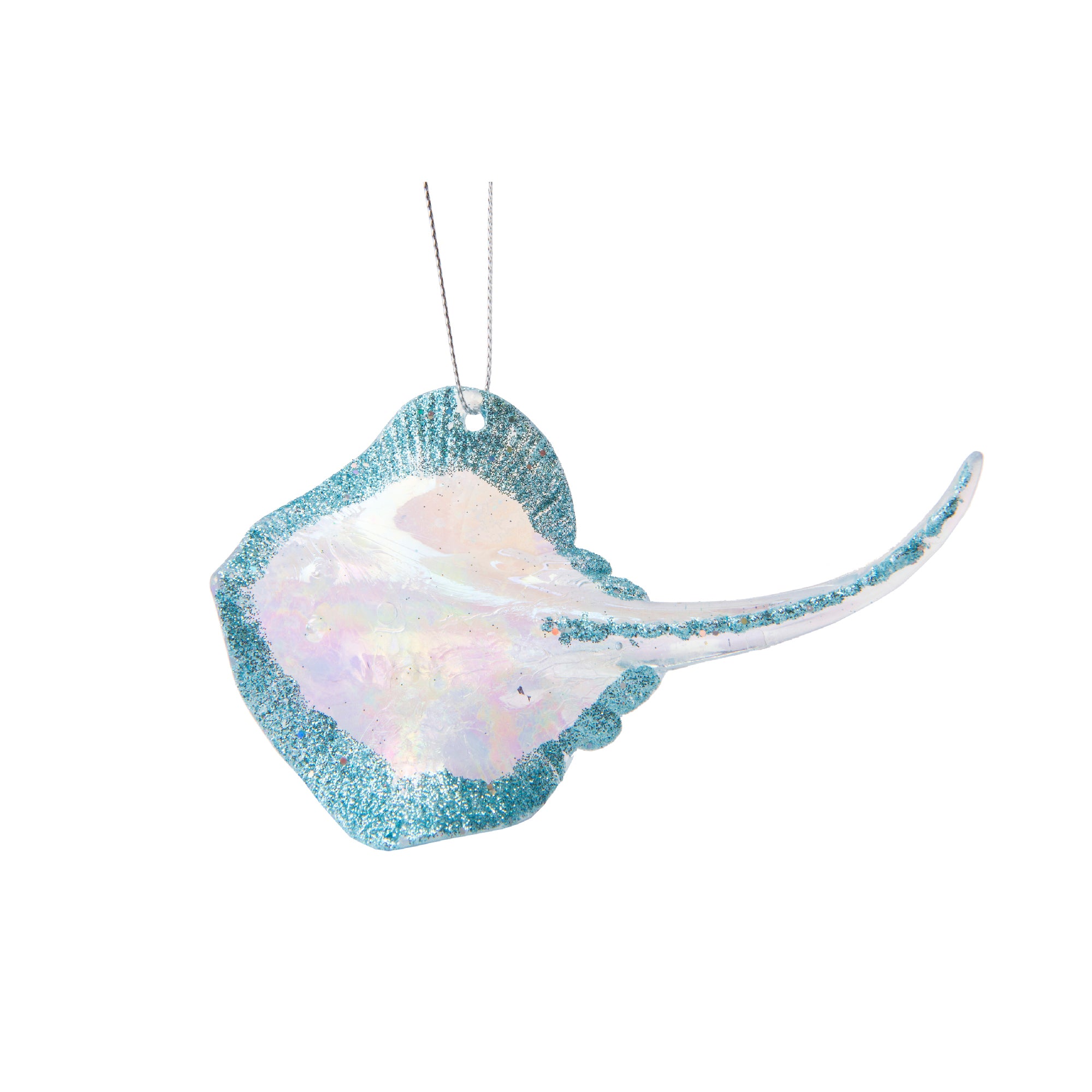 Iridescent Ornament Stingray, Ornament, Holiday Decor- Set of 12
