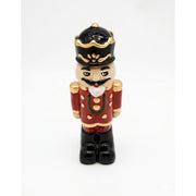 Ceramic Nutcracker Figurine, Christmas, Figurine, Holiday Decor- Set of 2