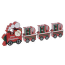 Merry Christmas Santa Train Table Decor Ho Ho Ho