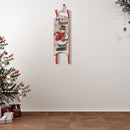 Let It Snow Wooden Snowman Sleigh Hanger