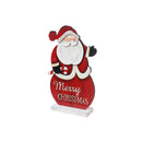 Merry Christmas Wooden Santa Stand