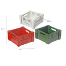 Snowflake Cut Out Wooden Crate (Asstd) - Set of 3