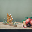 Led Wooden House 12.99"