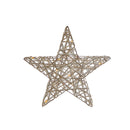Led White and Gold Paper Star Large 18.90"