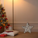 Led White and Gold Paper Star Small 11.42"