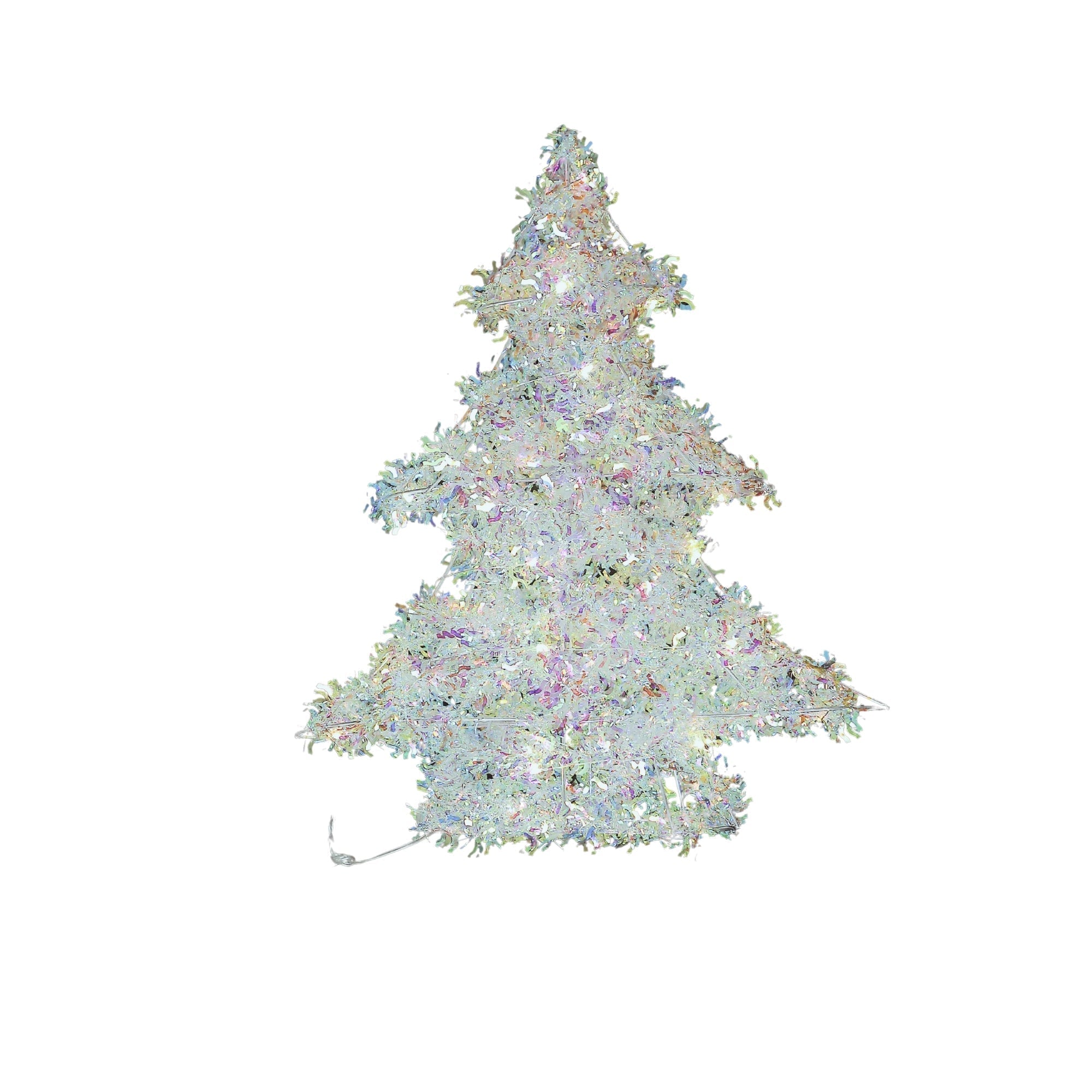 LED Whimsical Tree 15.7" – Christmas Tabletop Decoration, Holiday Accent, Illuminated Winter Decor
