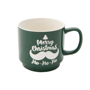 Ceramic Mug Merry Christmas, Christmas, Coffee Mug, Holiday Decor- Set of 2